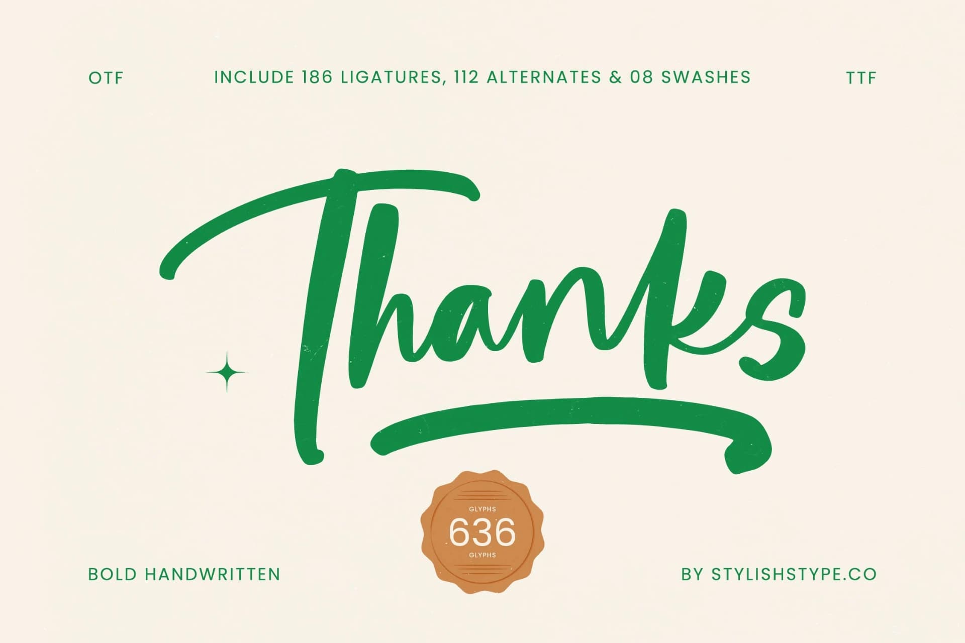 Preview 20 for Dedicate - Bold Handwritten Font