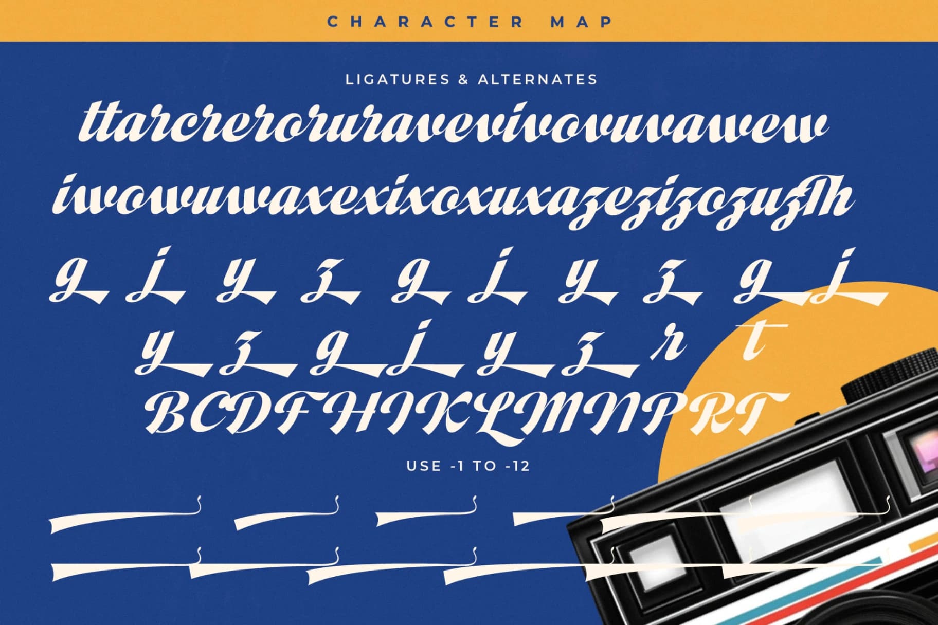 Preview 18 for Vintage Charge - Bold Script Font