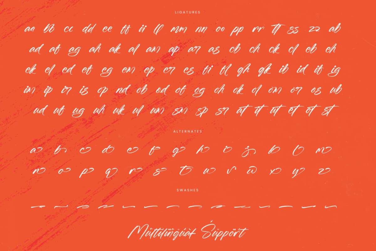 Fullgate Displant - Bold Brush Font font preview 19