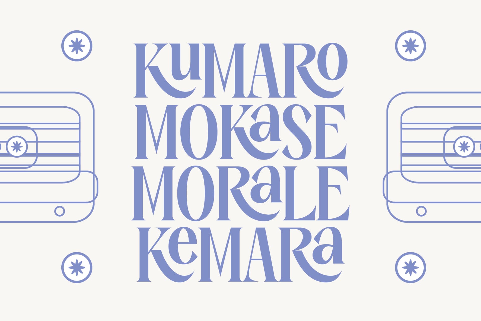 Preview 7 for Kenora Groovy - Bold Serif Display Font