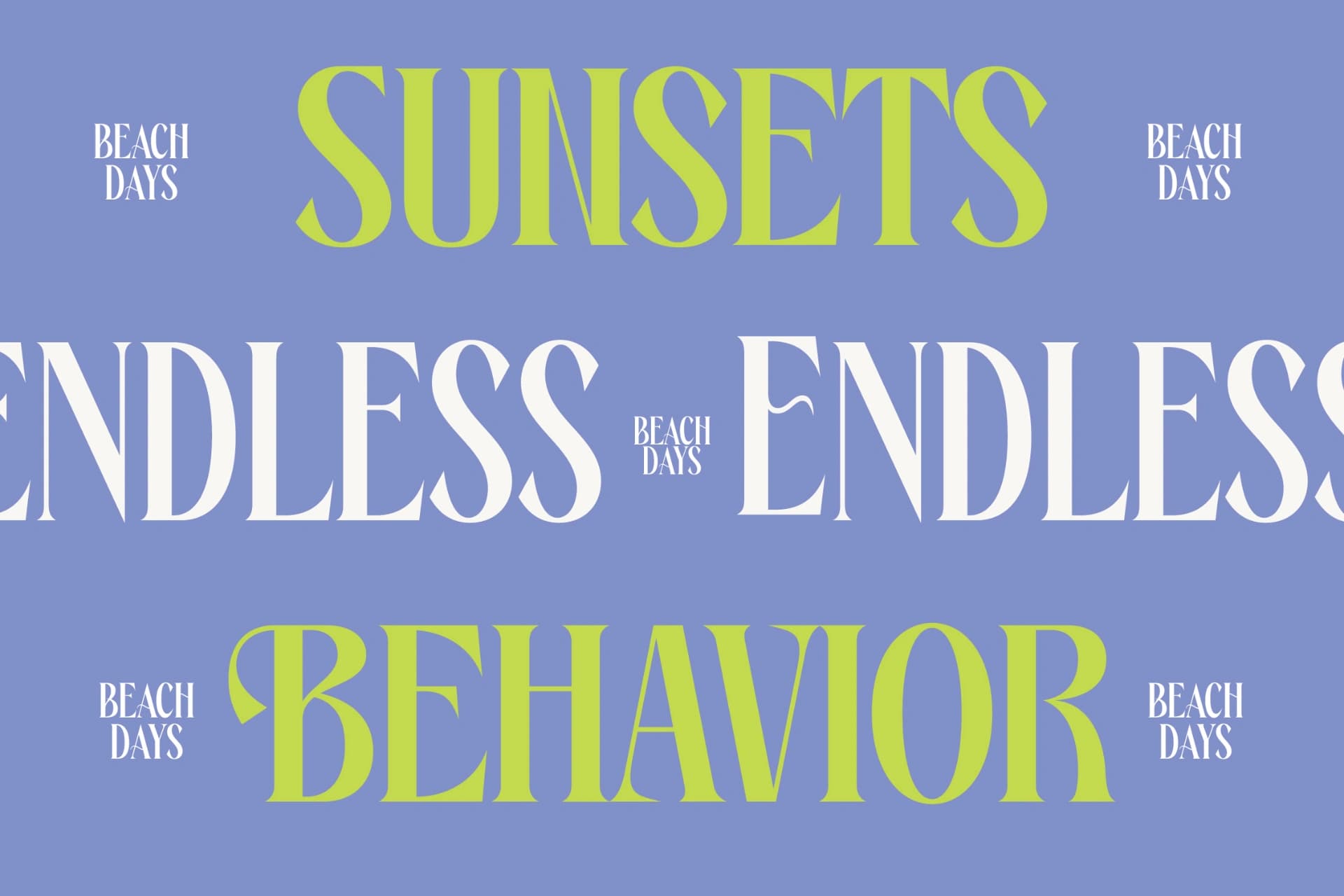 Preview 14 for Kenora Groovy - Bold Serif Display Font