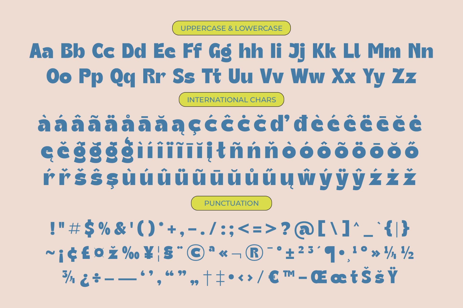 Preview 19 for Theleo Blues - Bold Sans Display Font
