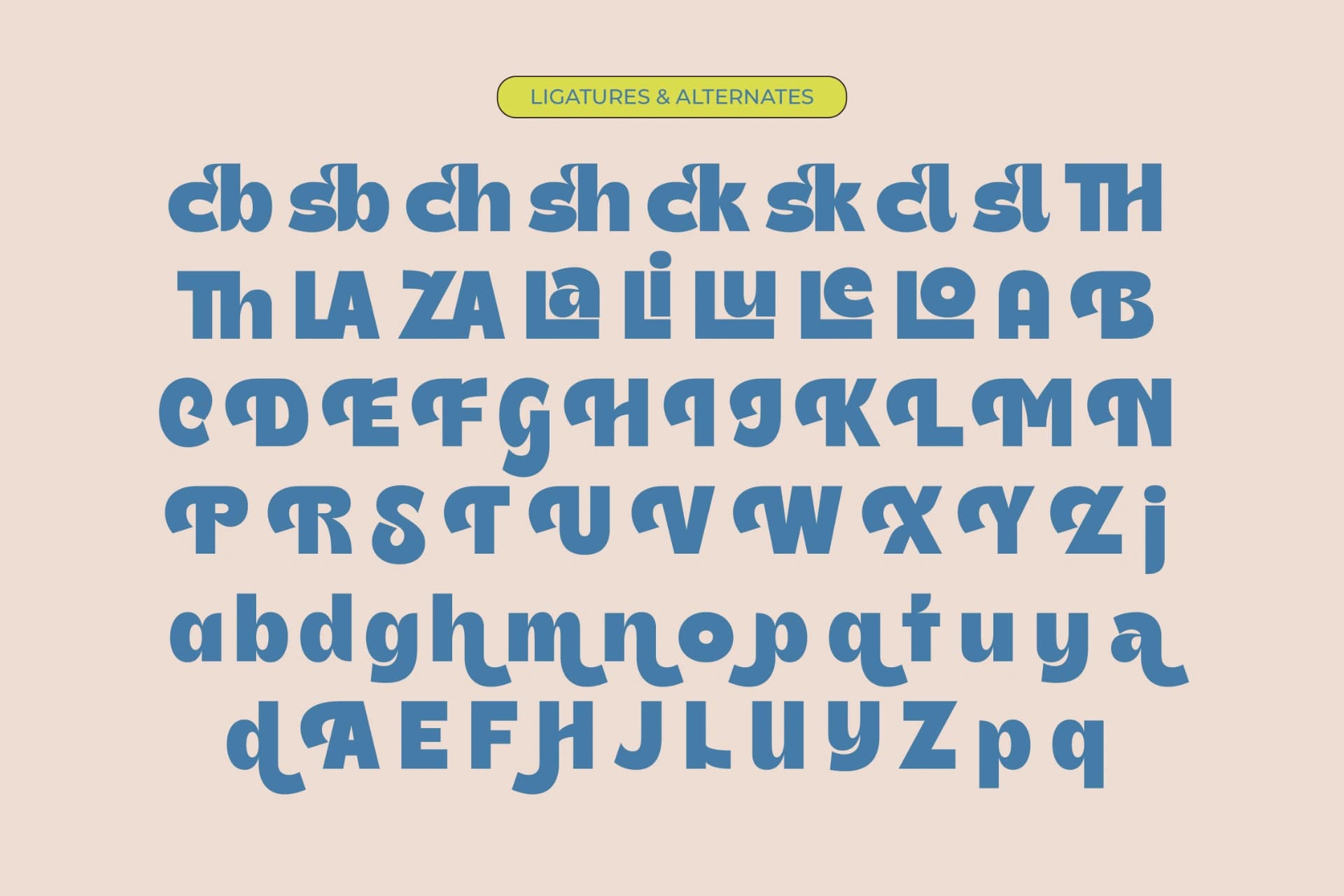 Preview 18 for Theleo Blues - Bold Sans Display Font