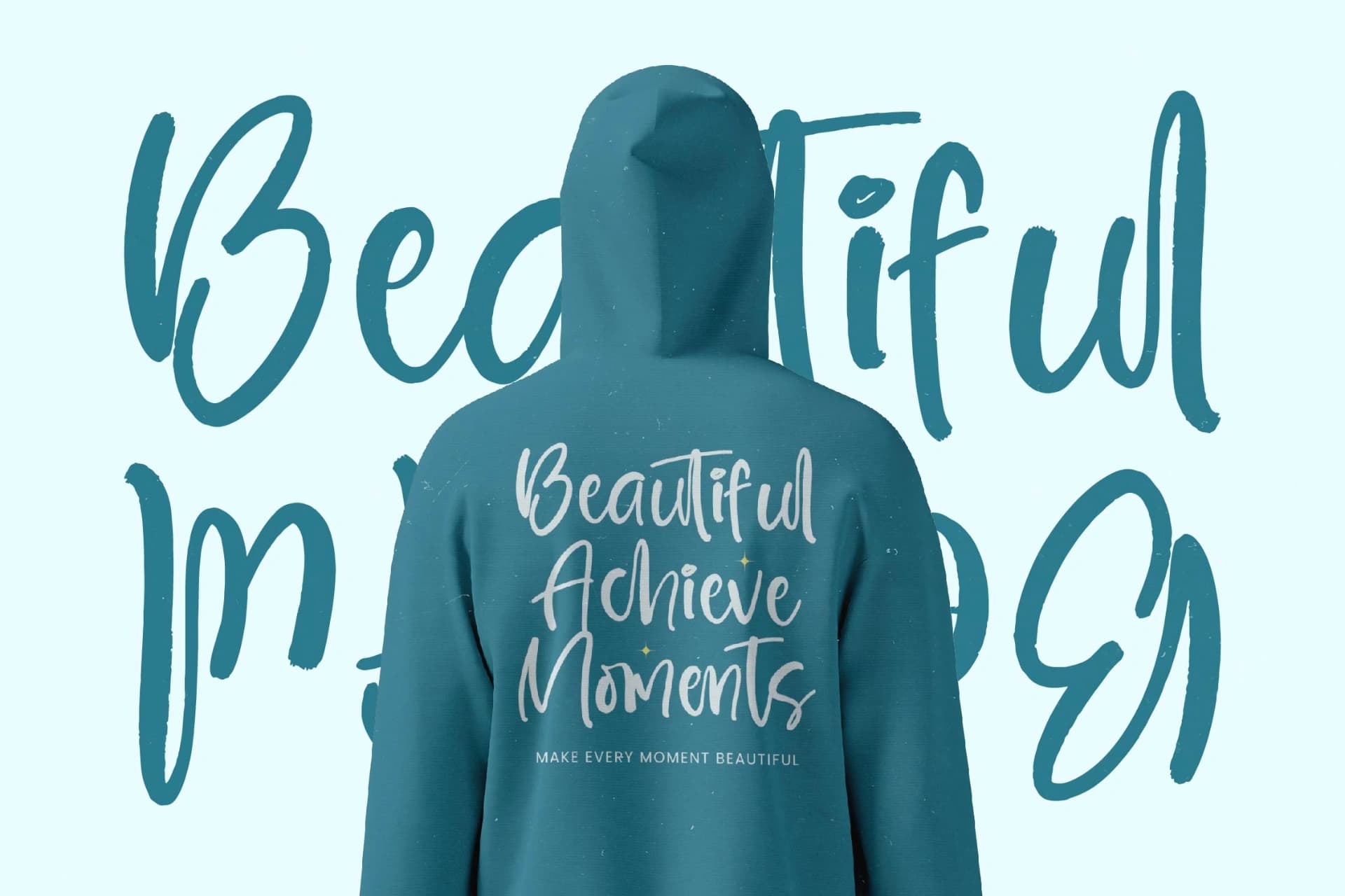 Preview 4 for Glistening Rhythm - Bold Handwritten Font