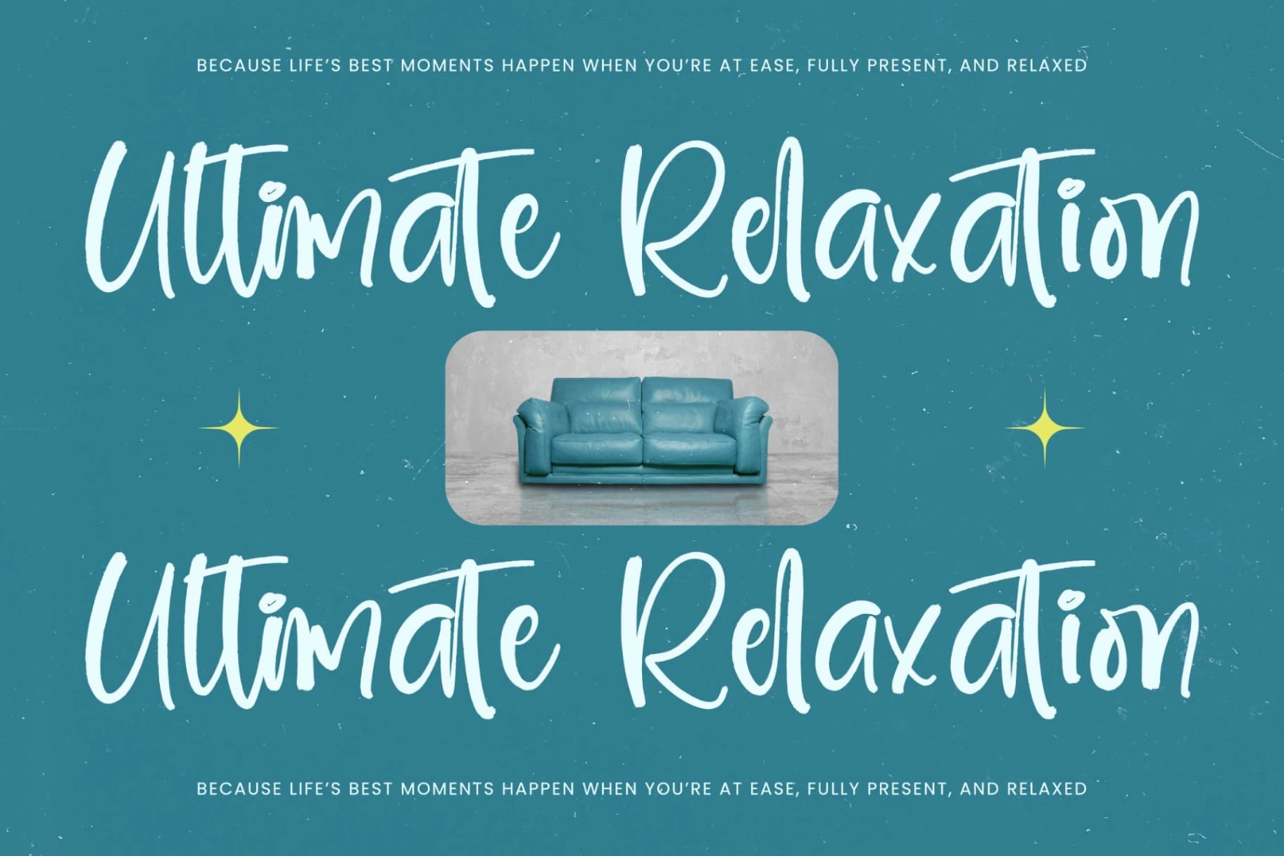Preview 2 for Glistening Rhythm - Bold Handwritten Font