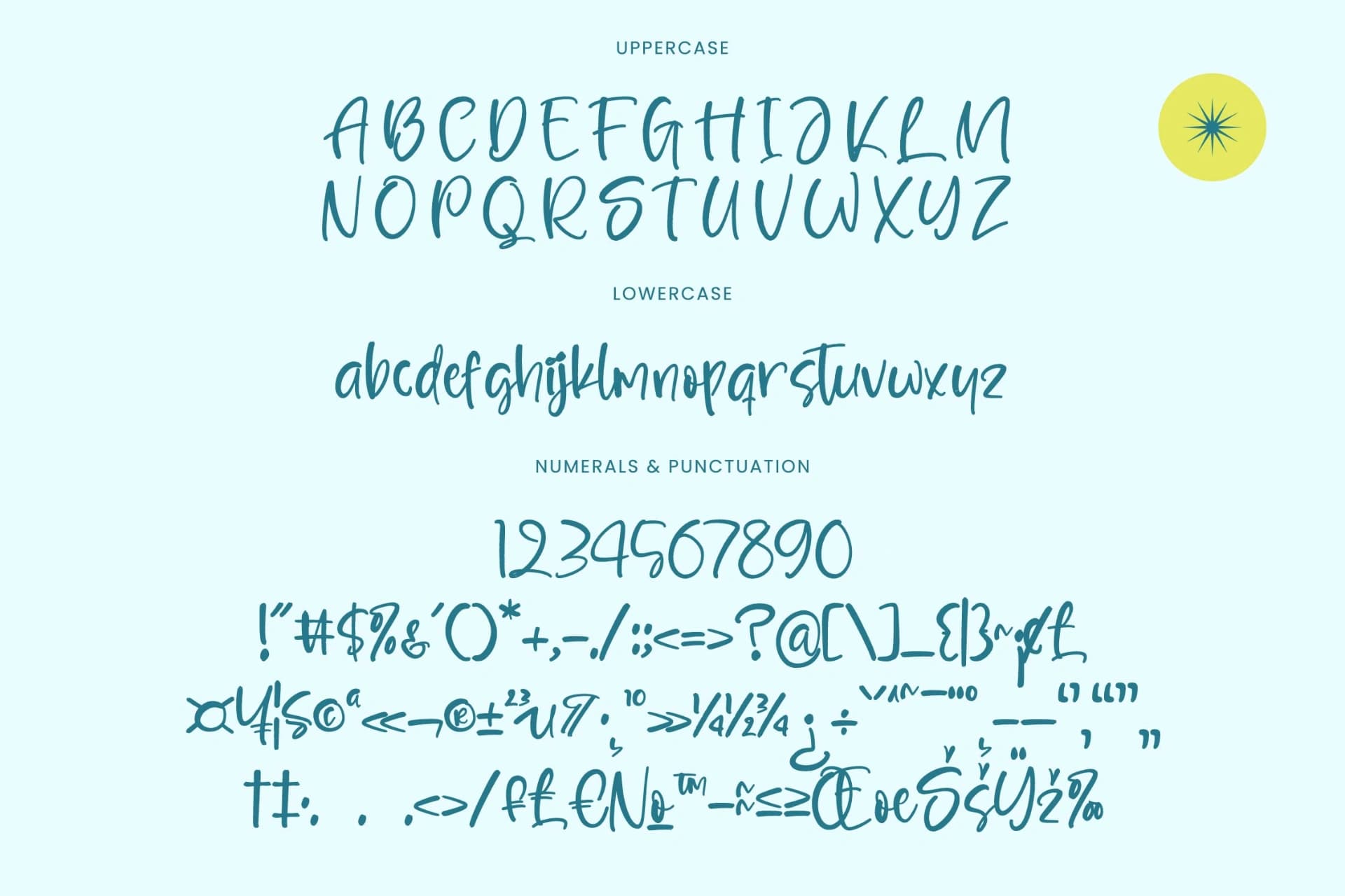 Preview 18 for Glistening Rhythm - Bold Handwritten Font