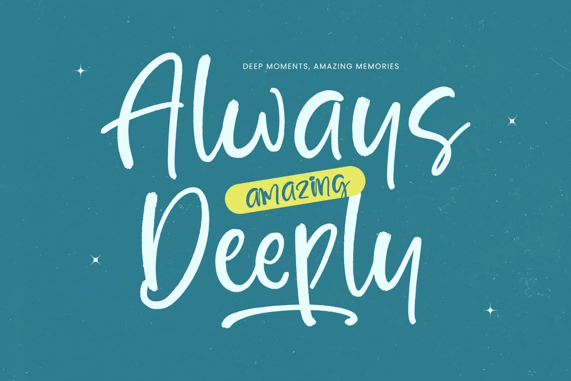 Preview 9 for Glistening Rhythm - Bold Handwritten Font