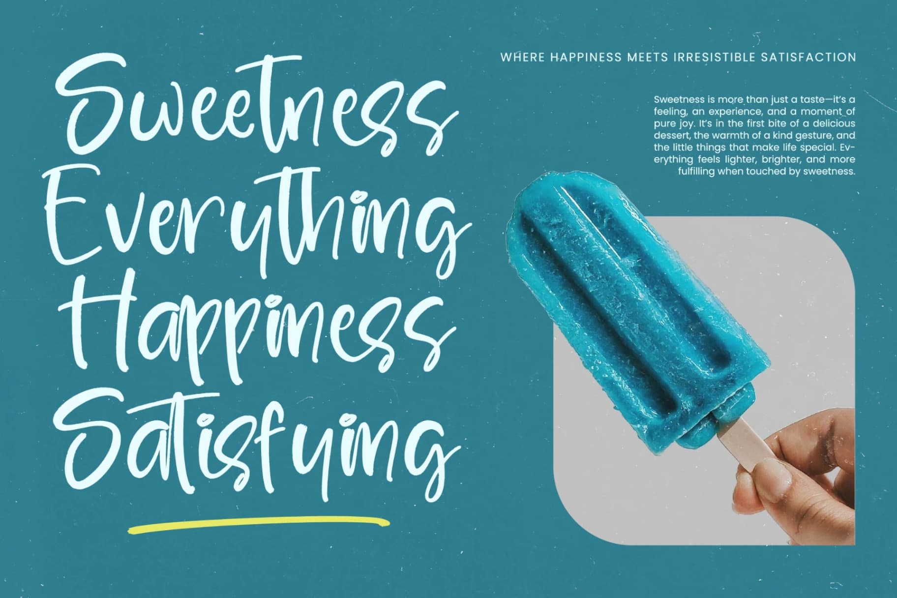 Preview 13 for Glistening Rhythm - Bold Handwritten Font