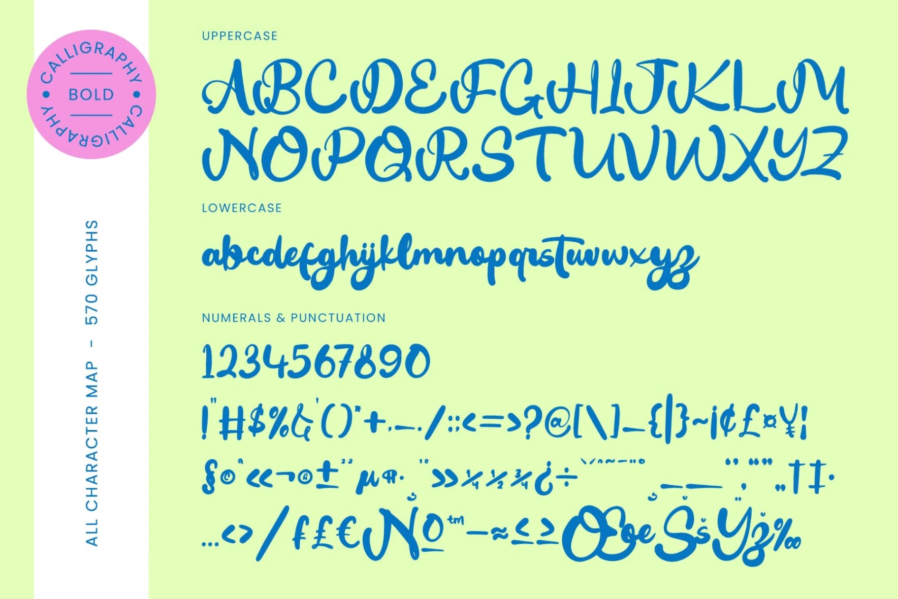 Preview 18 for Create Paint - Bold Calligraphy Font