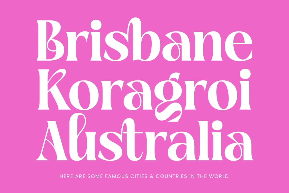 Preview 15 for April Kaget - Modern Serif Font