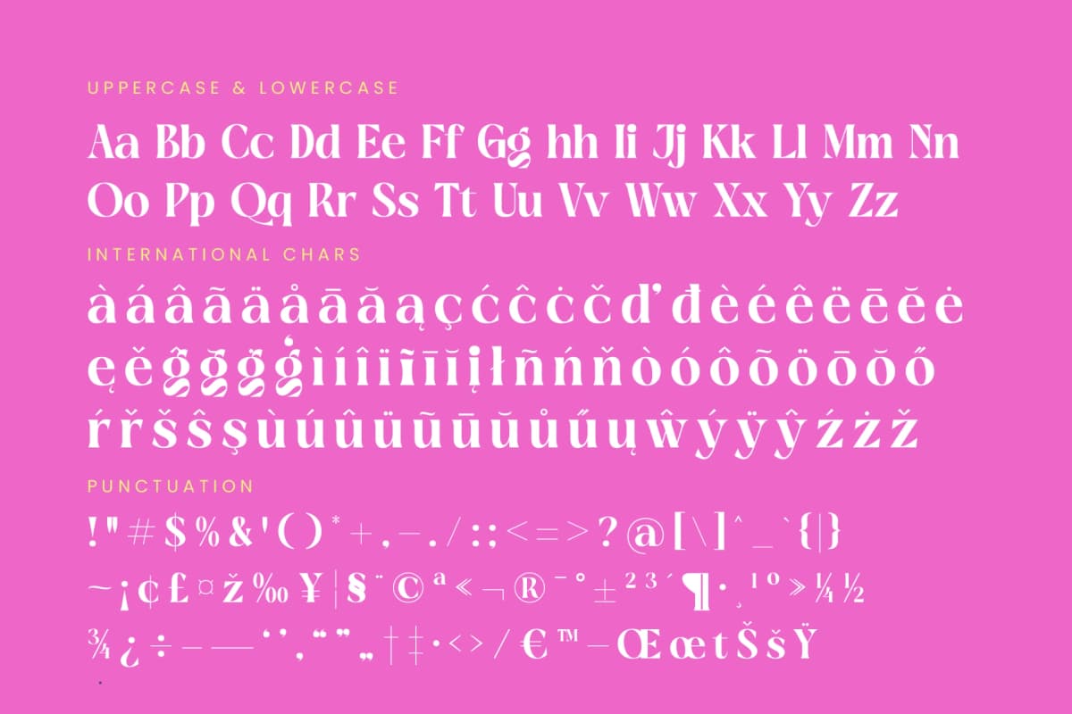 Preview 19 for April Kaget - Modern Serif Font