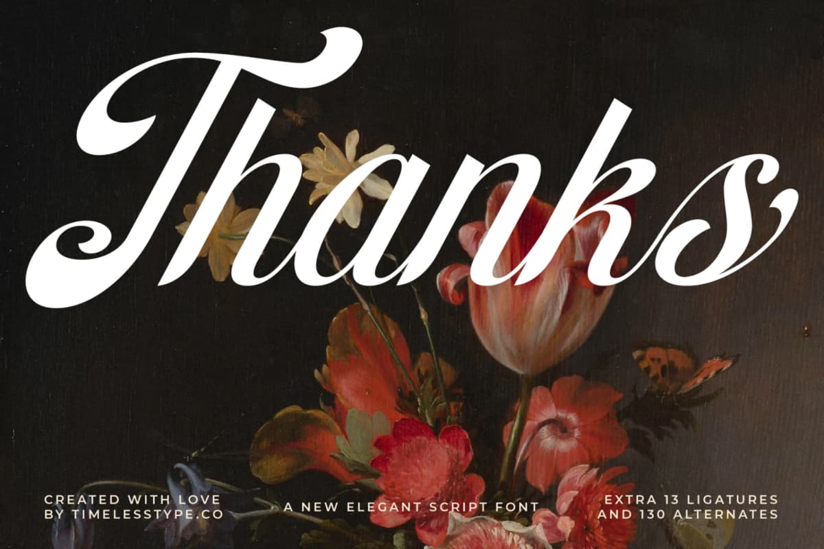 Brellight - New Elegant Script Font font preview 20