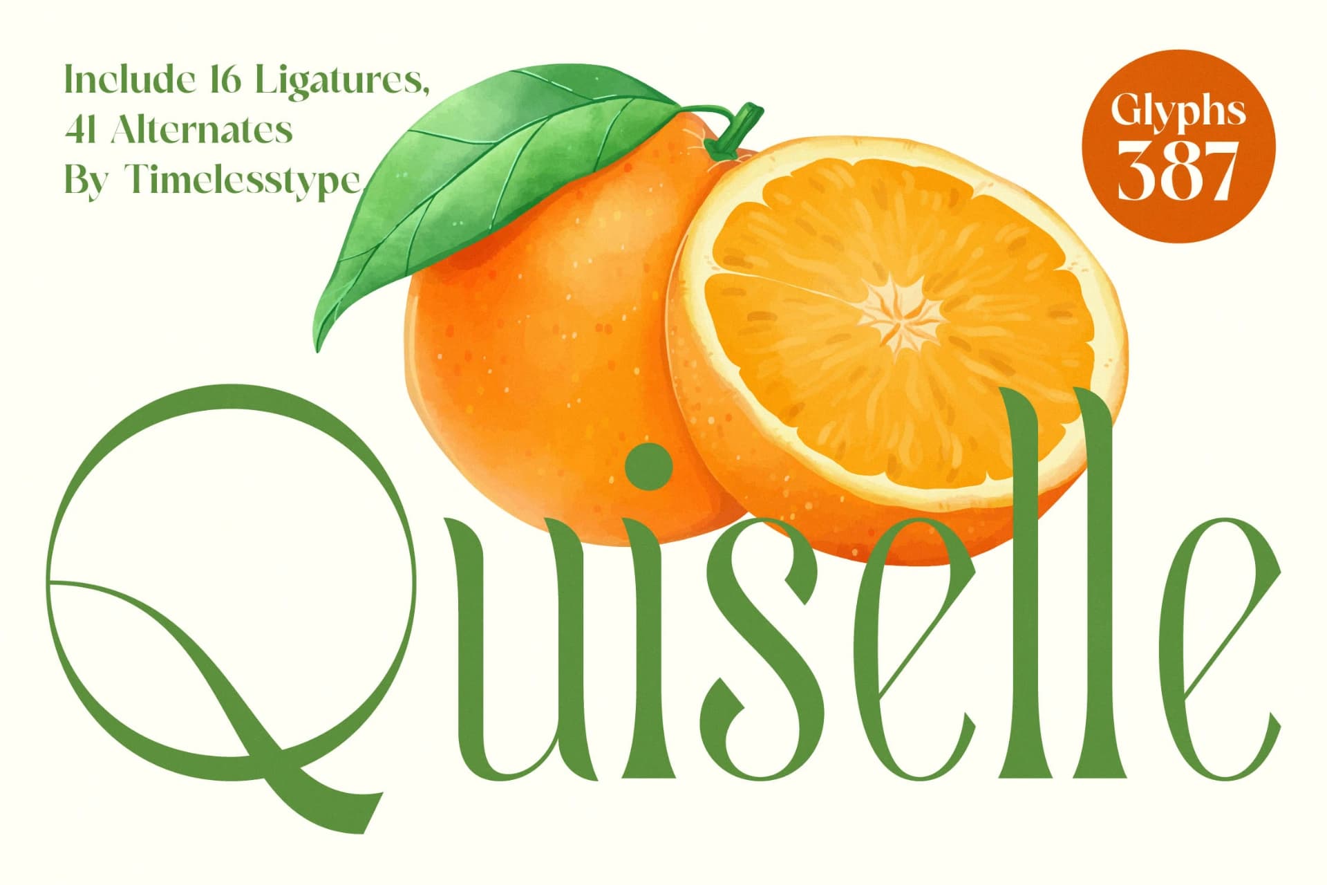 Preview 1 for Quiselle - Modern Serif Font
