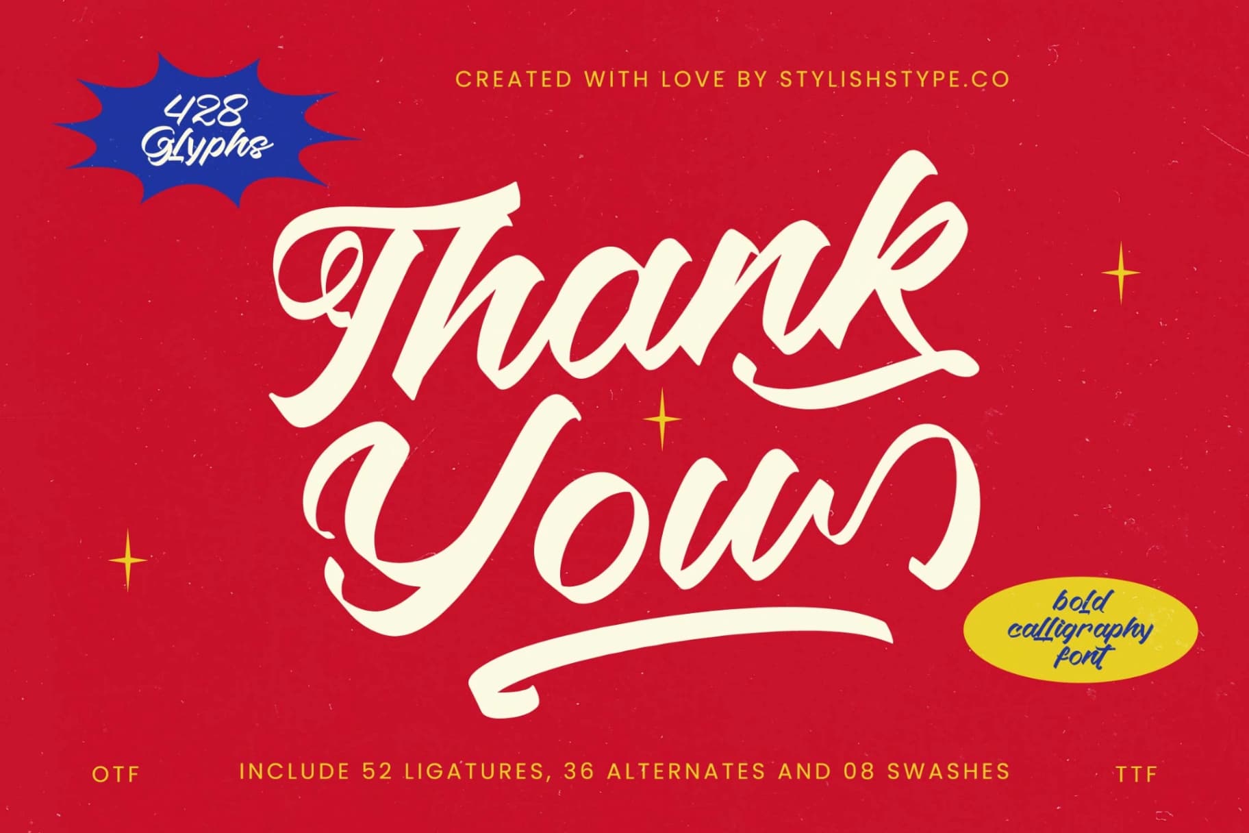 Preview 20 for Shading Flash - Bold Calligraphy Font