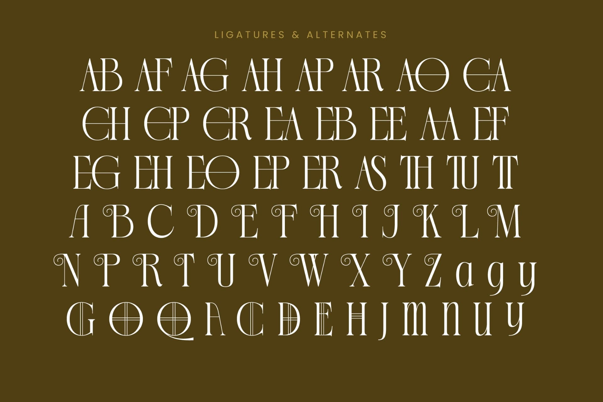 Preview 18 for Exago Maona - Vintage Serif Display