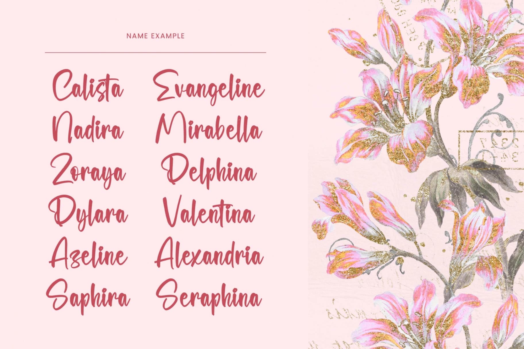 Preview 6 for Selynadia - Bold Brush Font