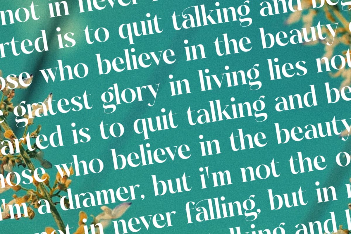 Dudga Baloval - Elegant Serif Font font preview 17