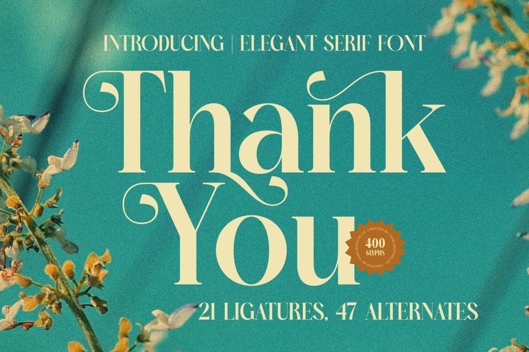 Preview 20 for Dudga Baloval - Elegant Serif Font