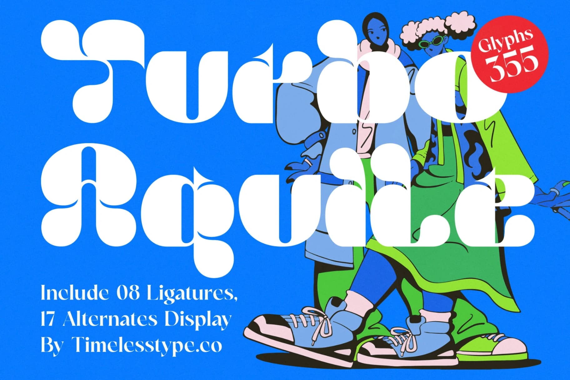 Preview 1 for Turbo Aquile - Display Font