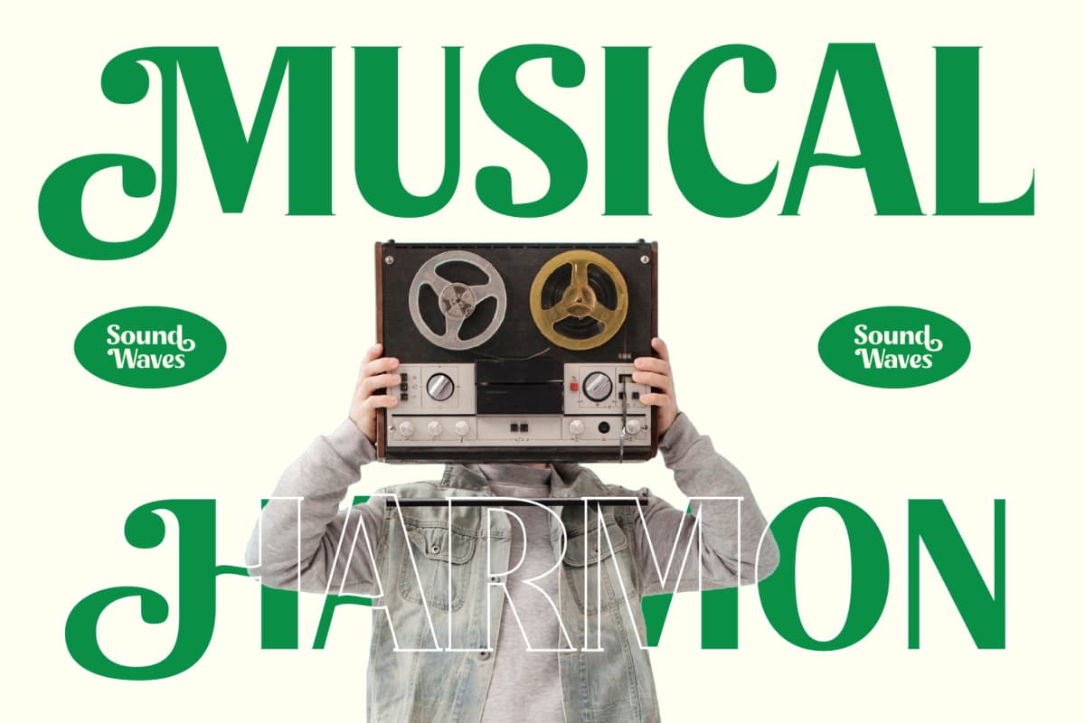 Agorey Dalling - Groovy Serif Display Font font preview 6