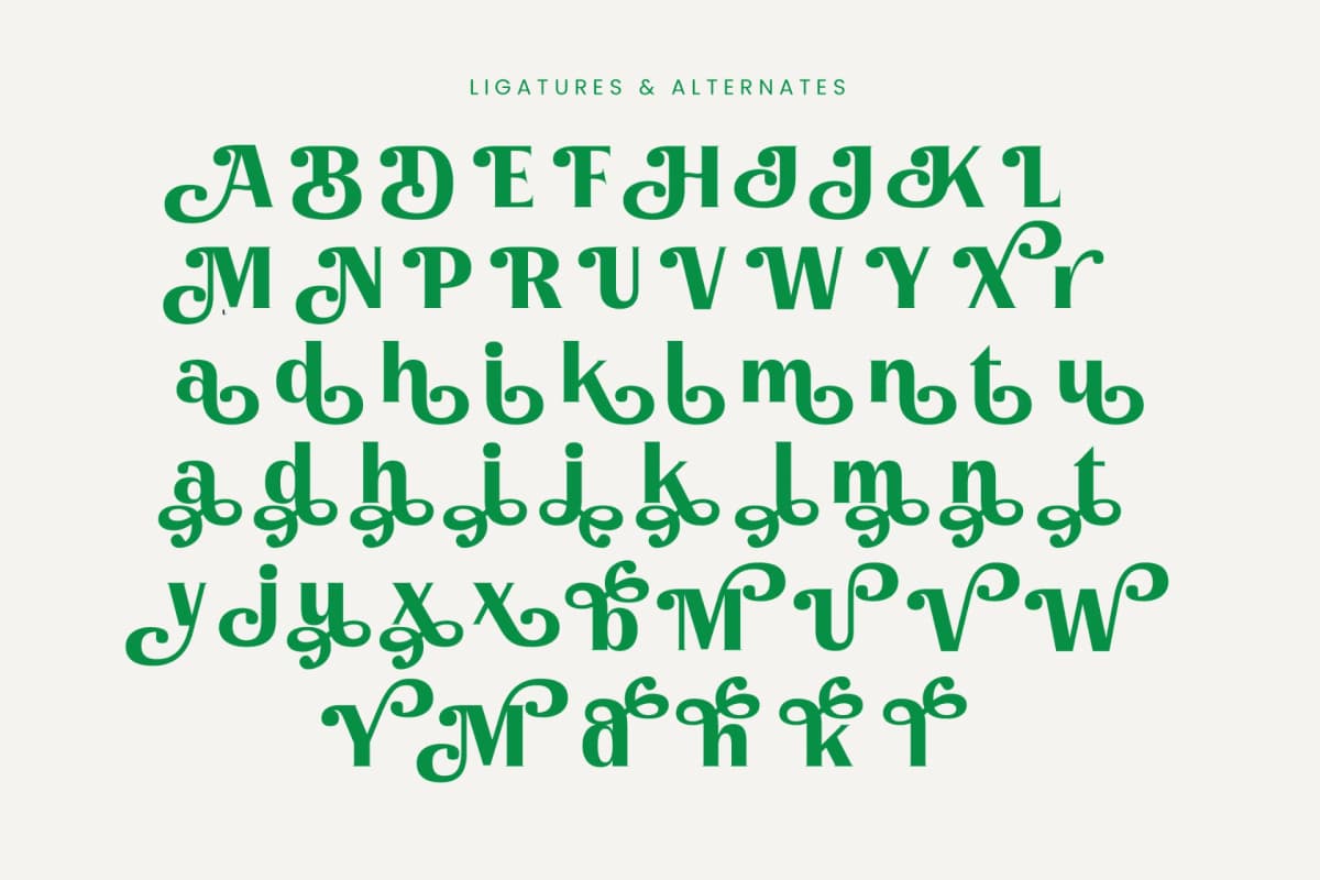 Agorey Dalling - Groovy Serif Display Font font preview 18