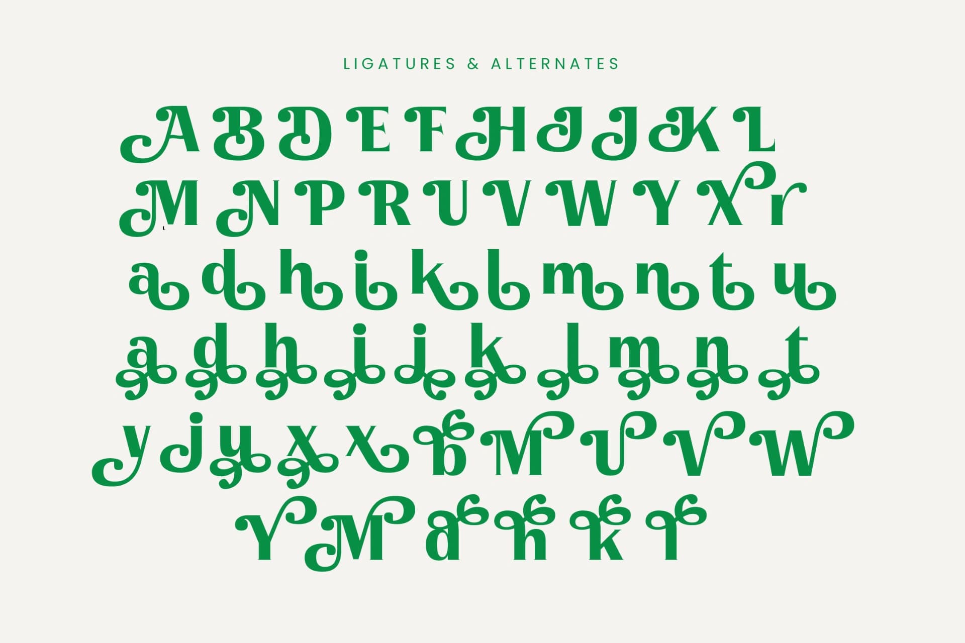 Preview 18 for Agorey Dalling - Groovy Serif Display Font