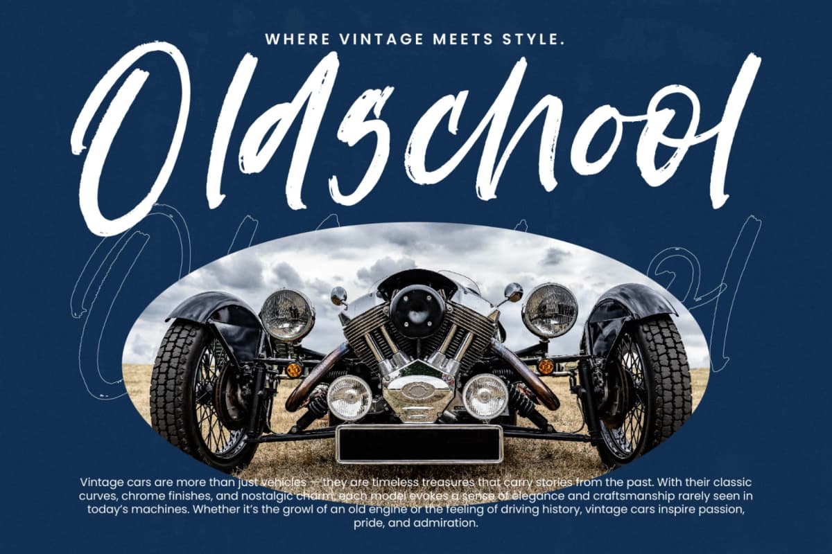 Project Humble – Modern Handbrush Font font preview 10
