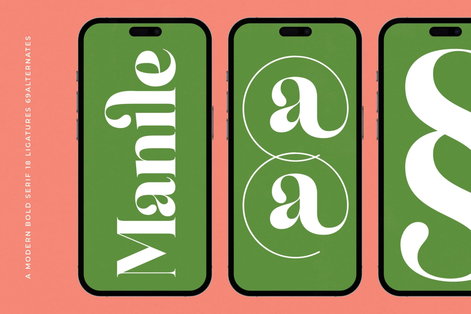 Preview 13 for Manile Vintage - Modern Bold Serif
