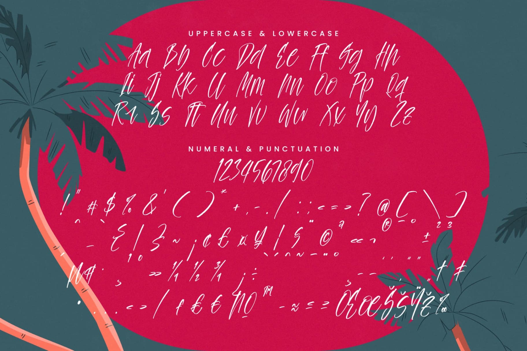 Preview 18 for Palm Vibes - Modern Handwritten Font