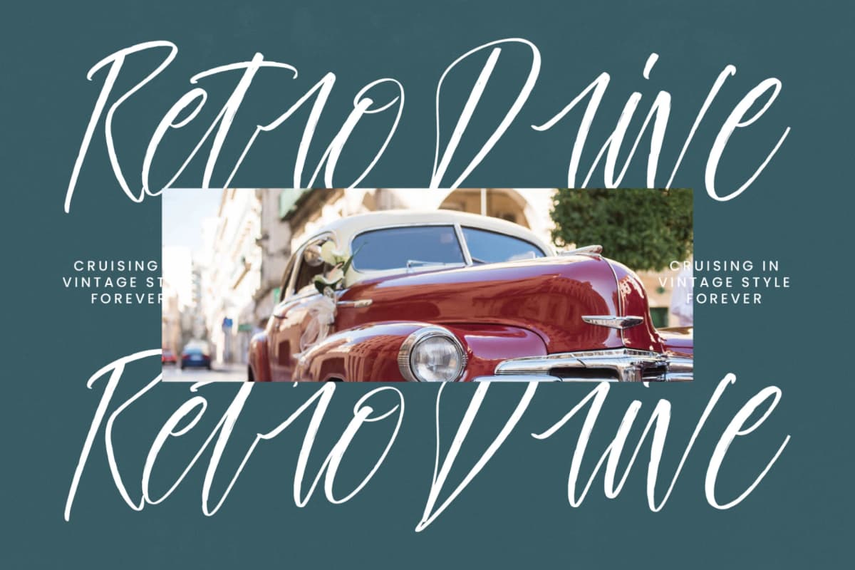 Palm Vibes - Modern Handwritten Font font preview 13