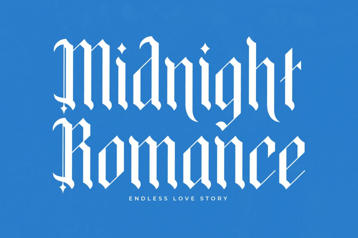 Preview 14 for Bold Riot - New Blackletter Font