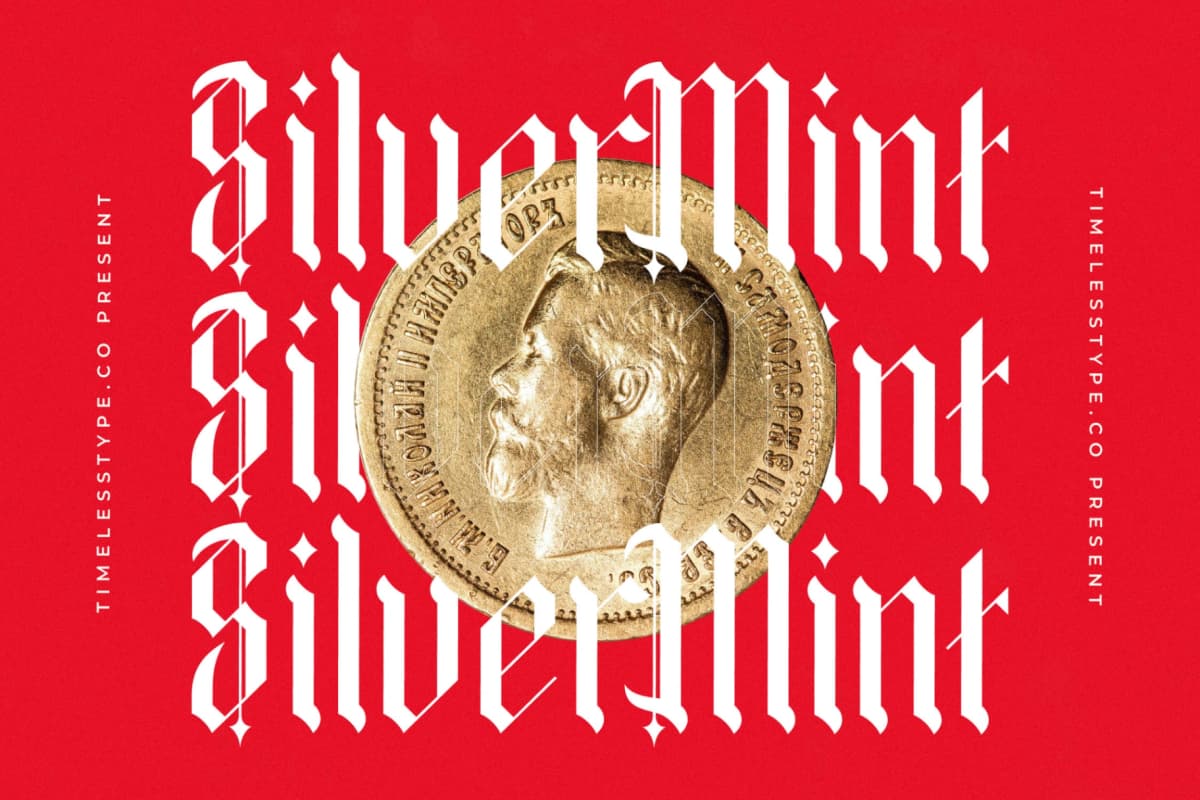 Preview 3 for Bold Riot - New Blackletter Font