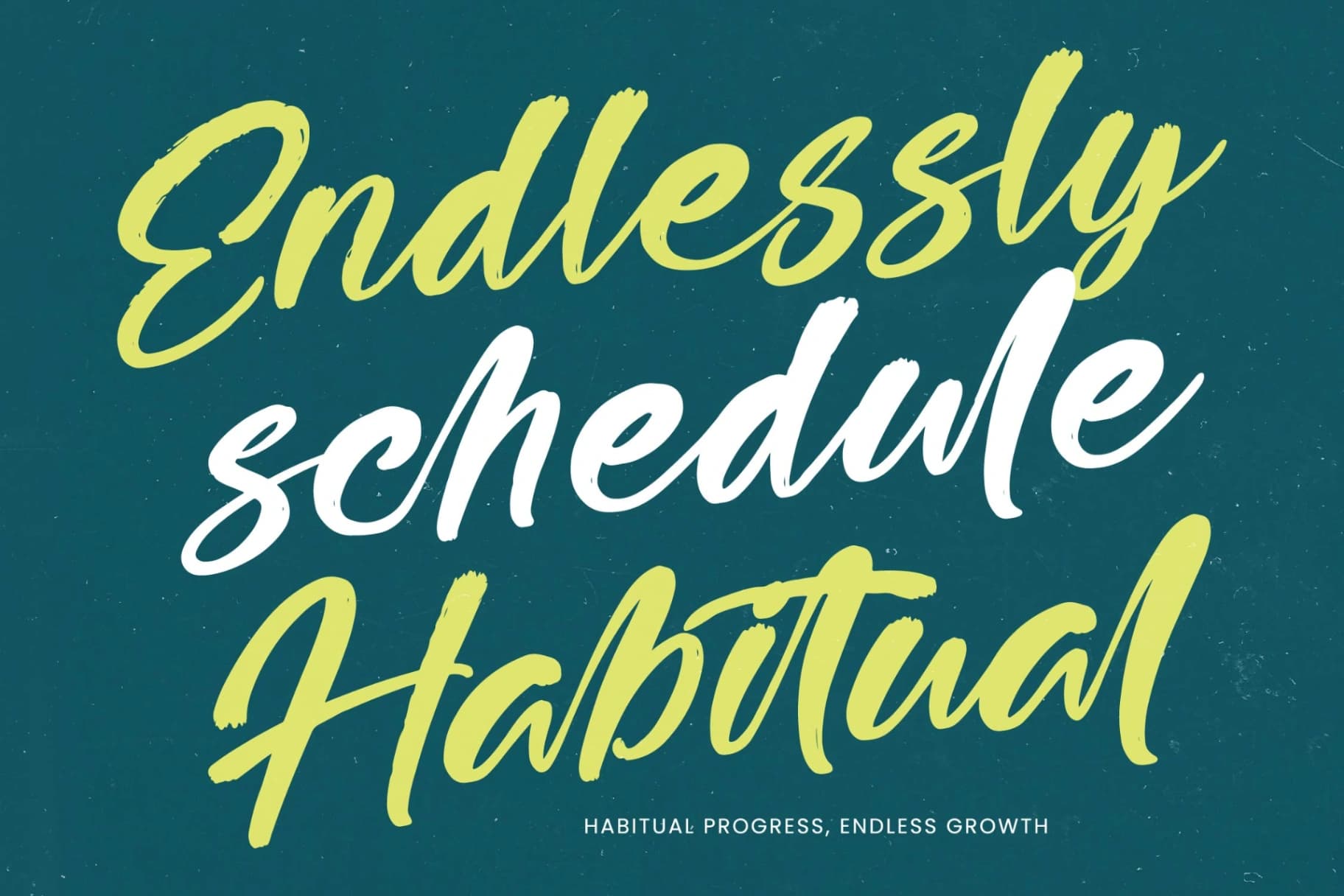 Preview 14 for Higten Wasted - Bold Handwritten Font