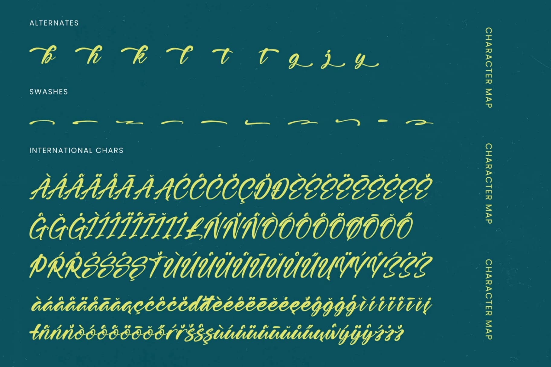 Preview 19 for Higten Wasted - Bold Handwritten Font