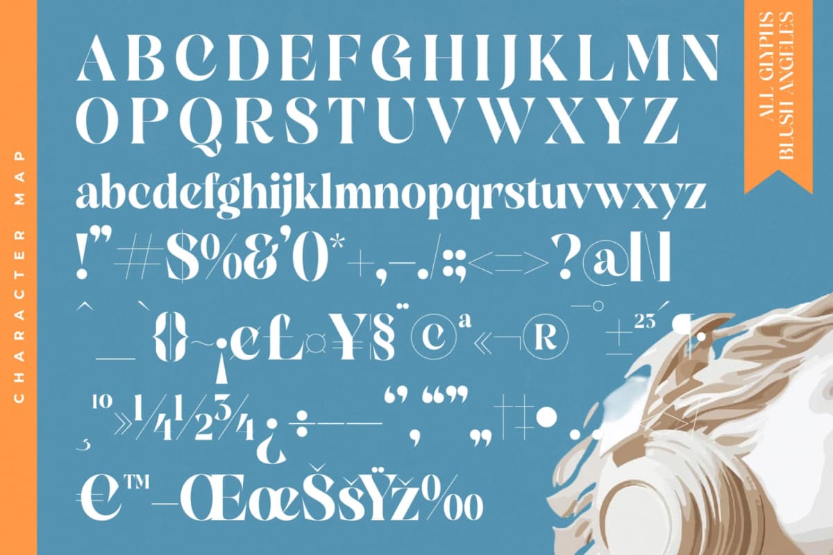Blush Angeles - Modern Alternate Serif Font font preview 19