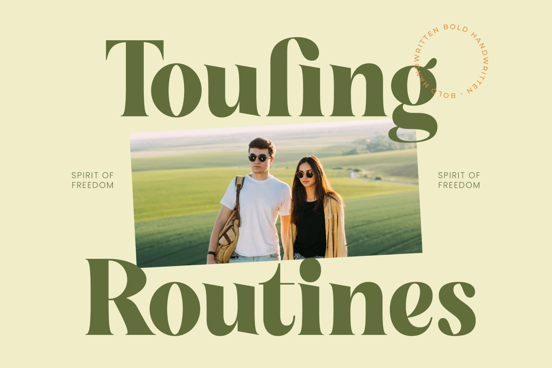 Preview 3 for Buffery Reflika - Modern Bold Serif Font
