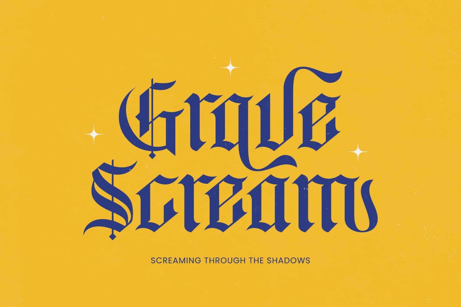 Preview 11 for Bluster Elation - Stylish Blackletter Font