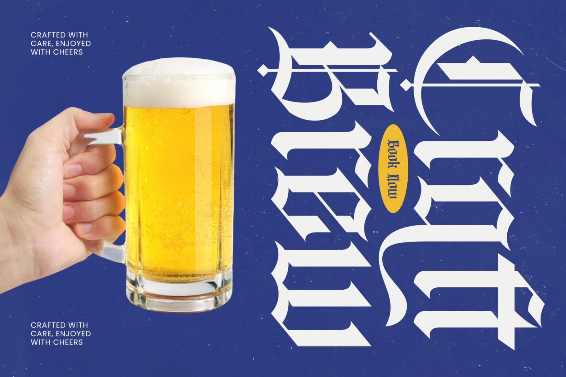 Preview 6 for Bluster Elation - Stylish Blackletter Font