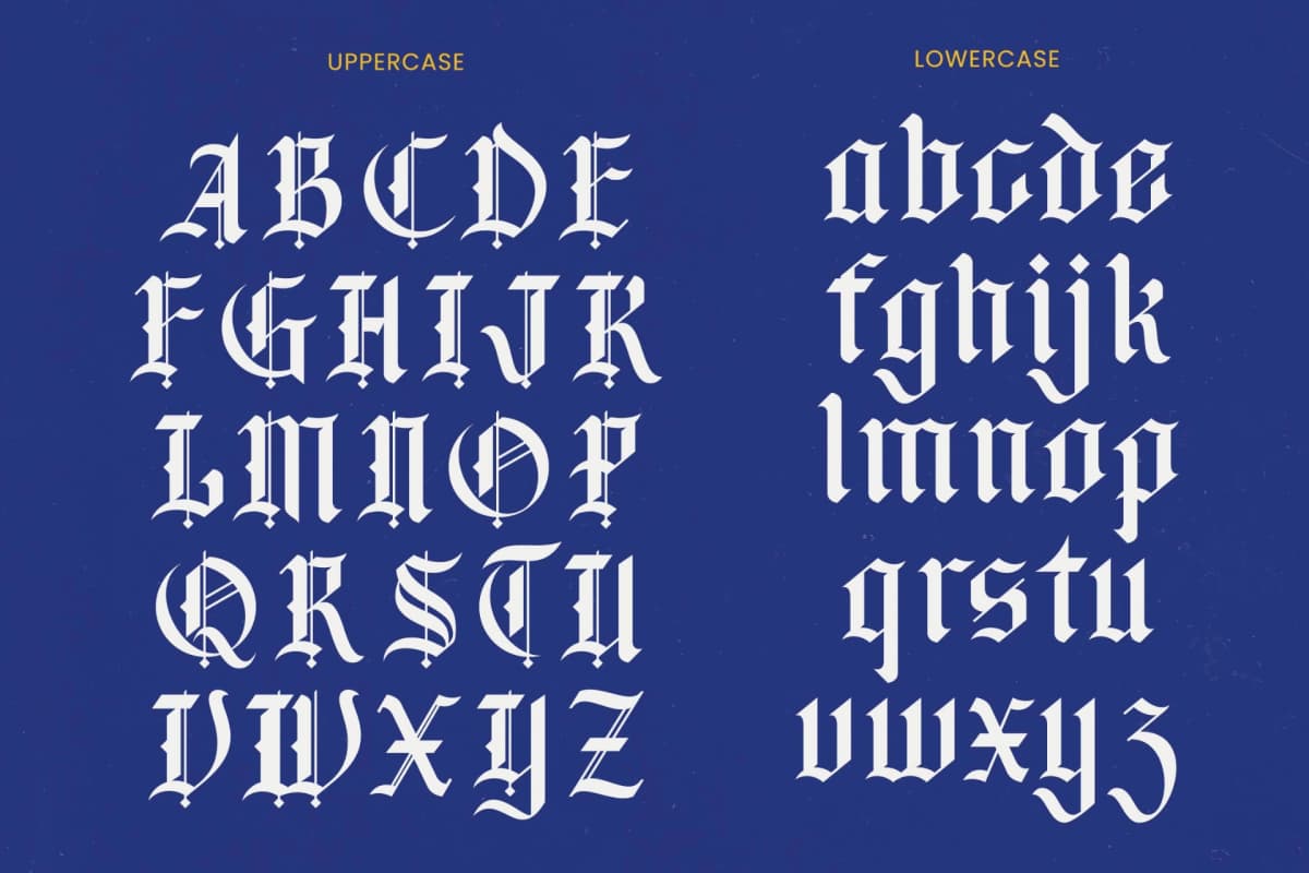 Bluster Elation - Stylish Blackletter Font font preview 18