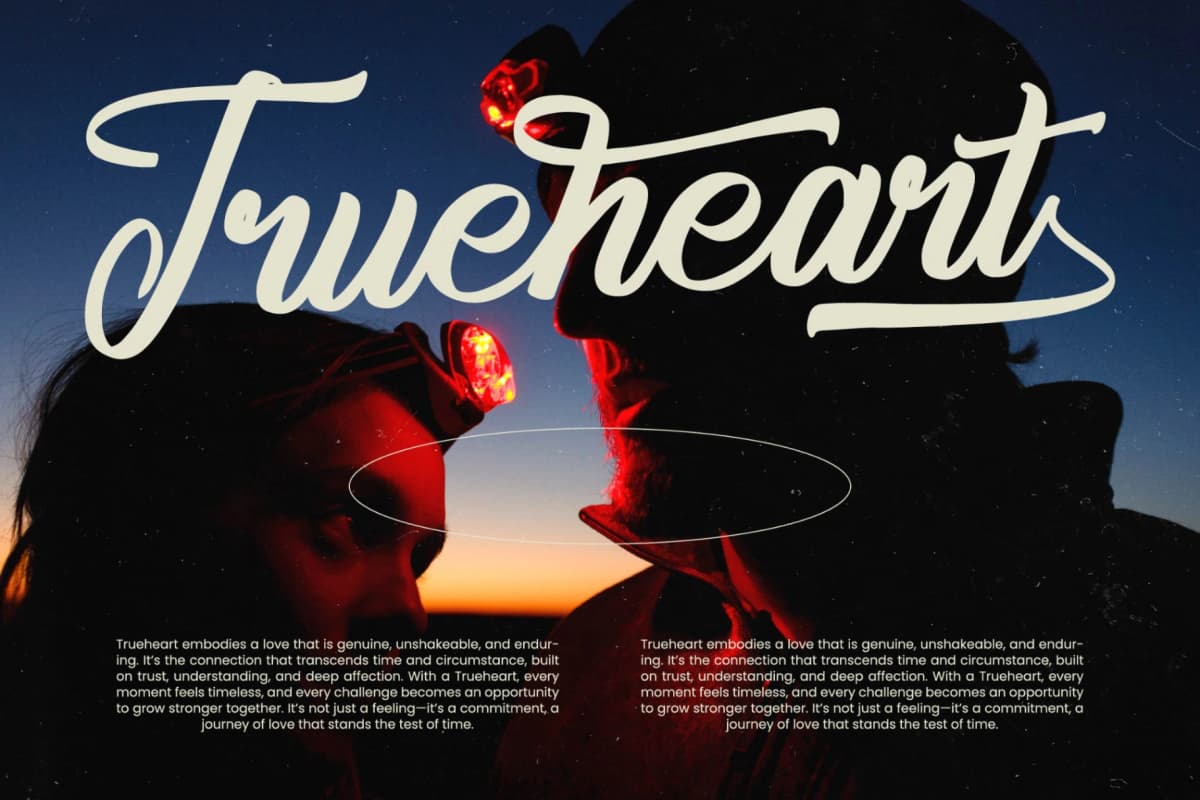 Janthika Kertylan - Modern Brush Font font preview 4