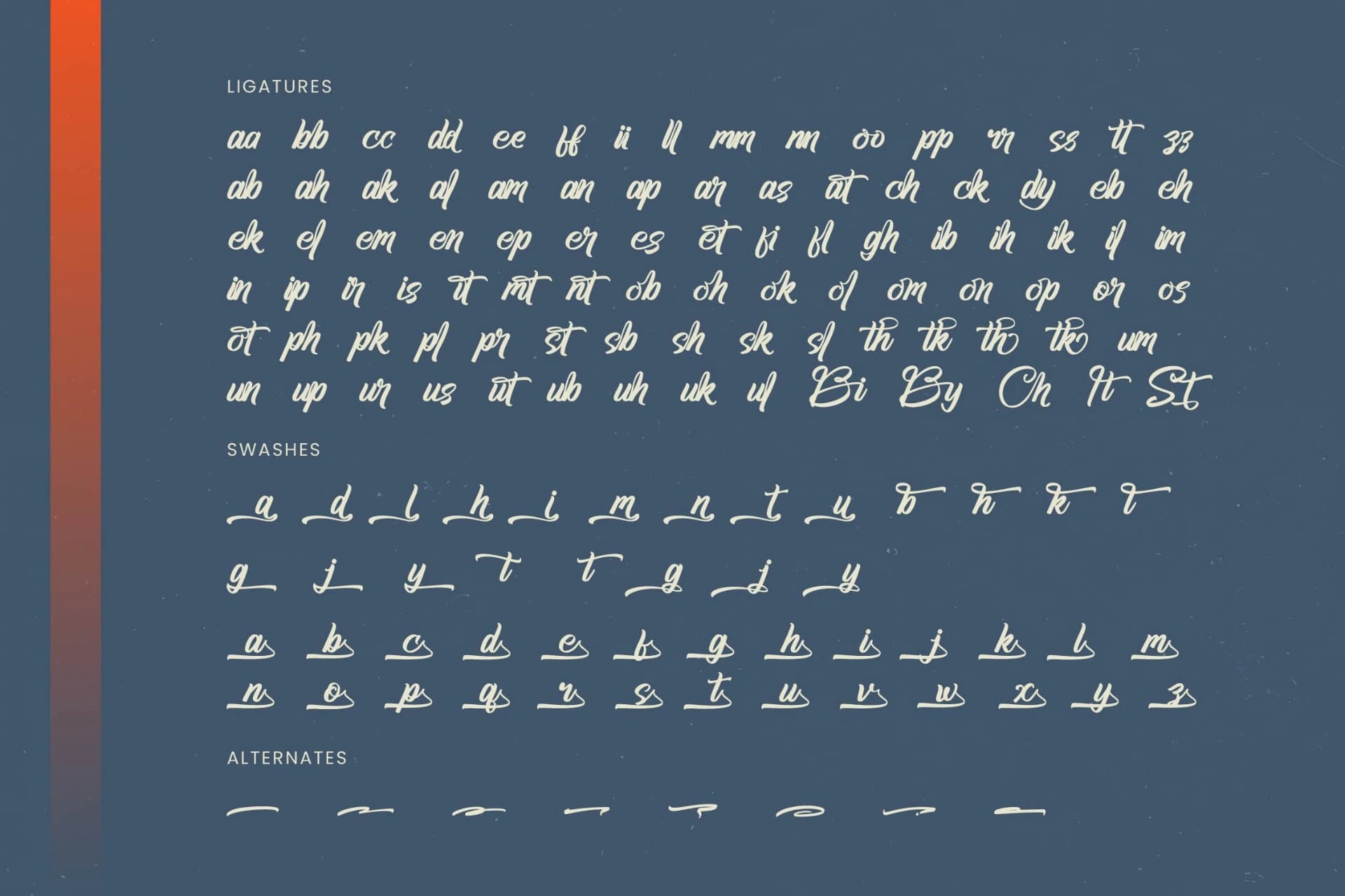 Preview 19 for Janthika Kertylan - Modern Brush Font