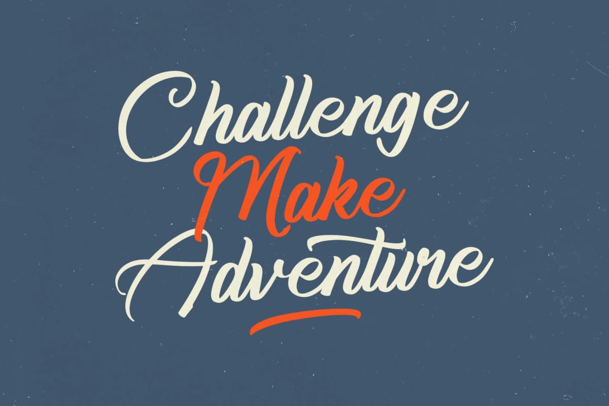 Janthika Kertylan - Modern Brush Font font preview 8