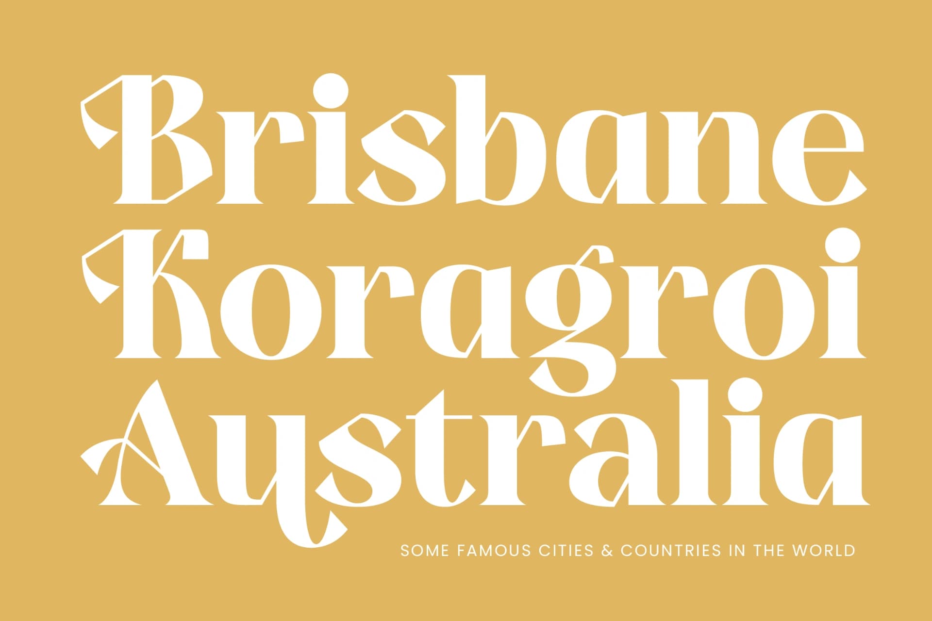 Preview 16 for Kavare - Bold Serif Typeface
