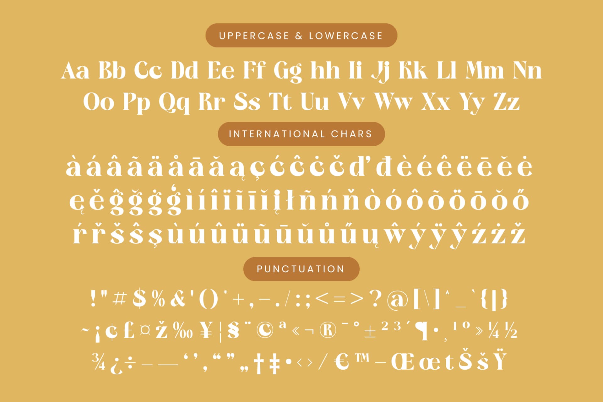 Preview 19 for Kavare - Bold Serif Typeface