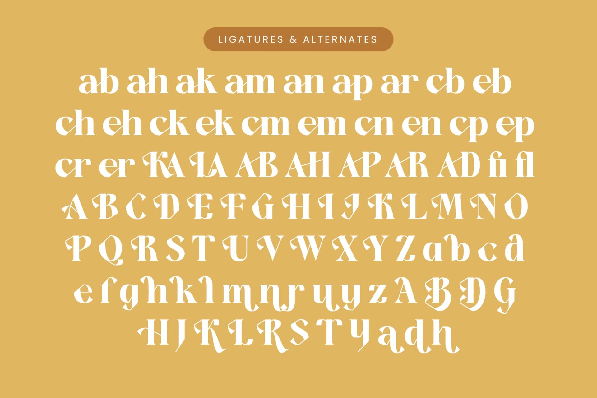 Preview 18 for Kavare - Bold Serif Typeface