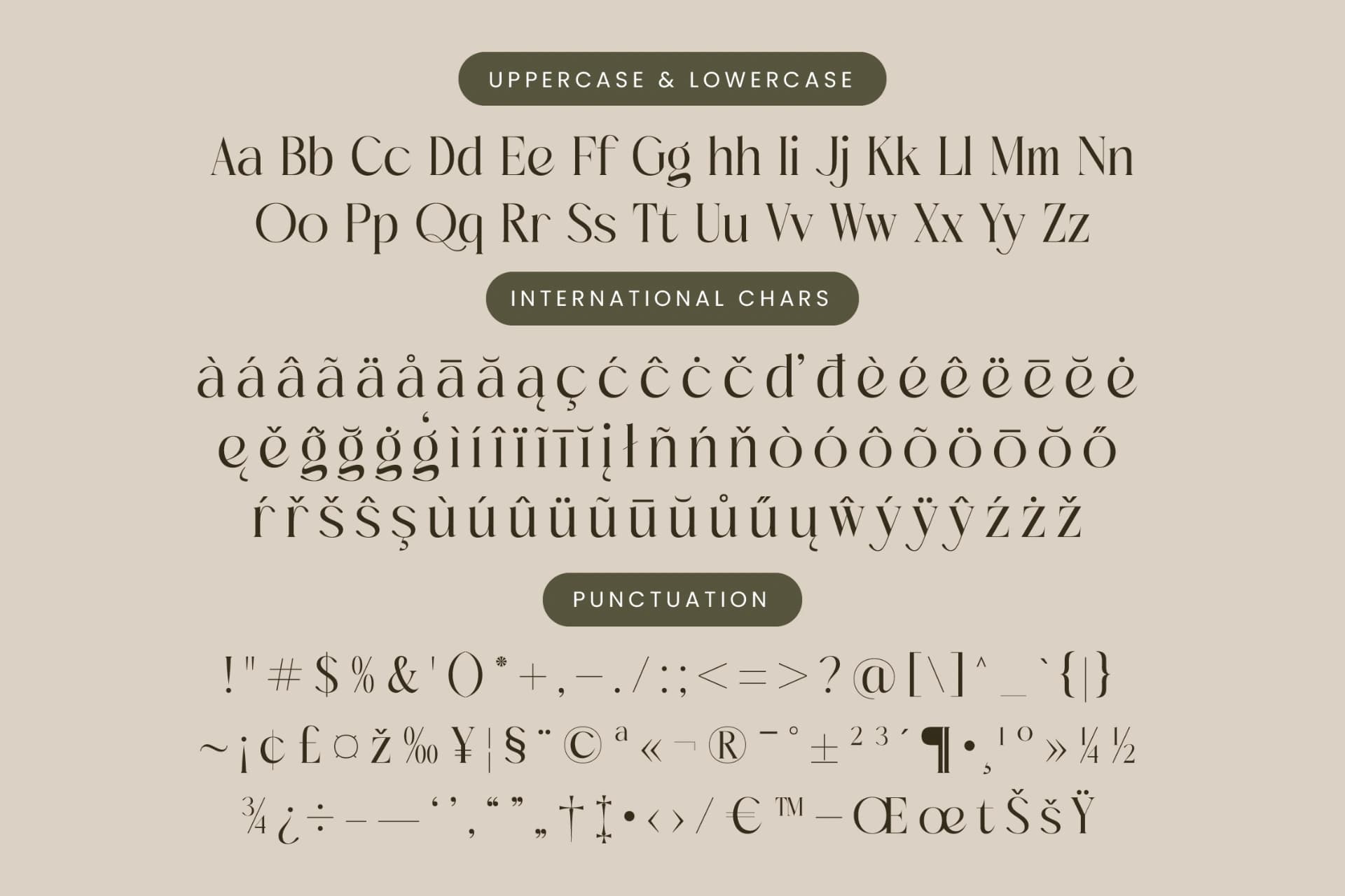 Preview 19 for Mezaira - Modern Serif Font