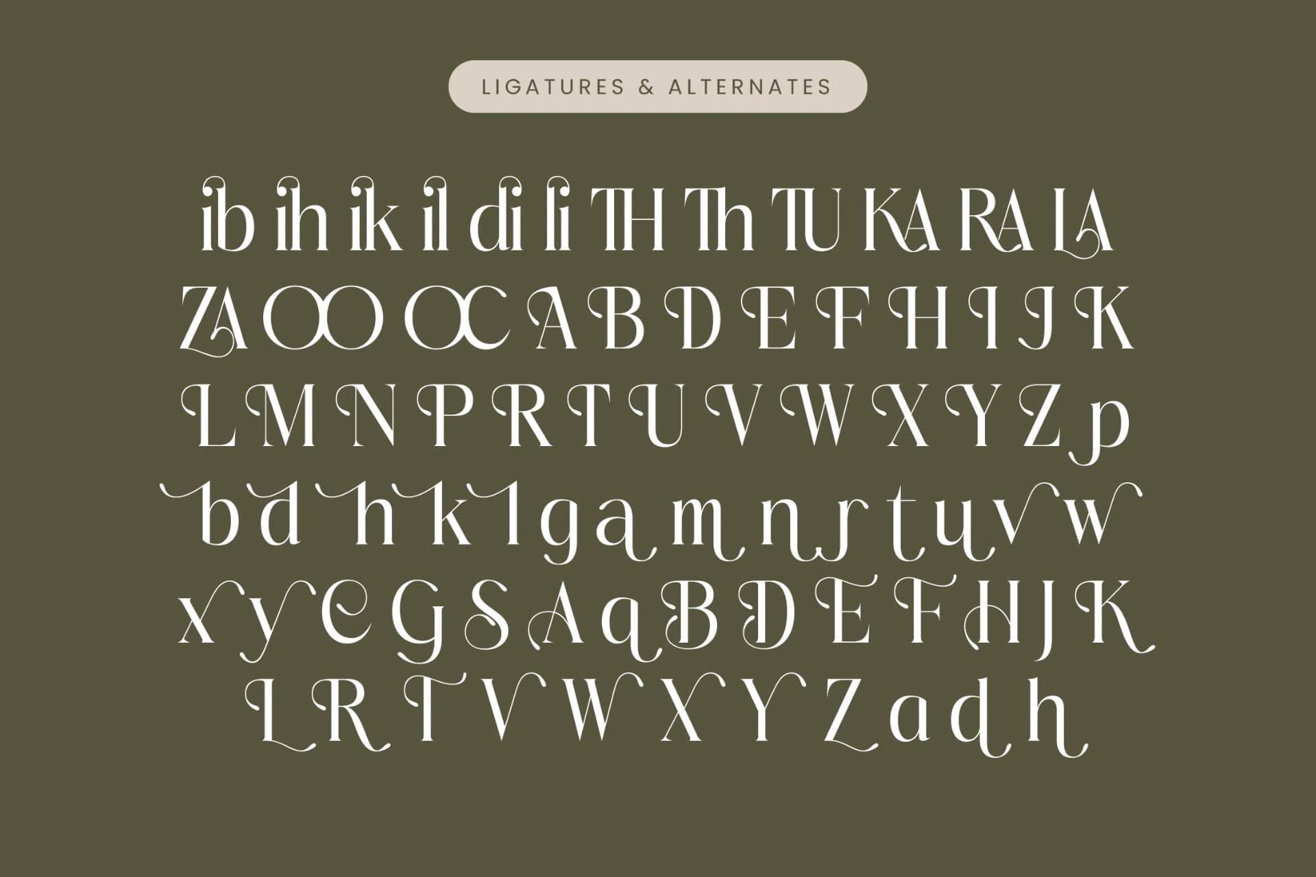 Preview 18 for Mezaira - Modern Serif Font