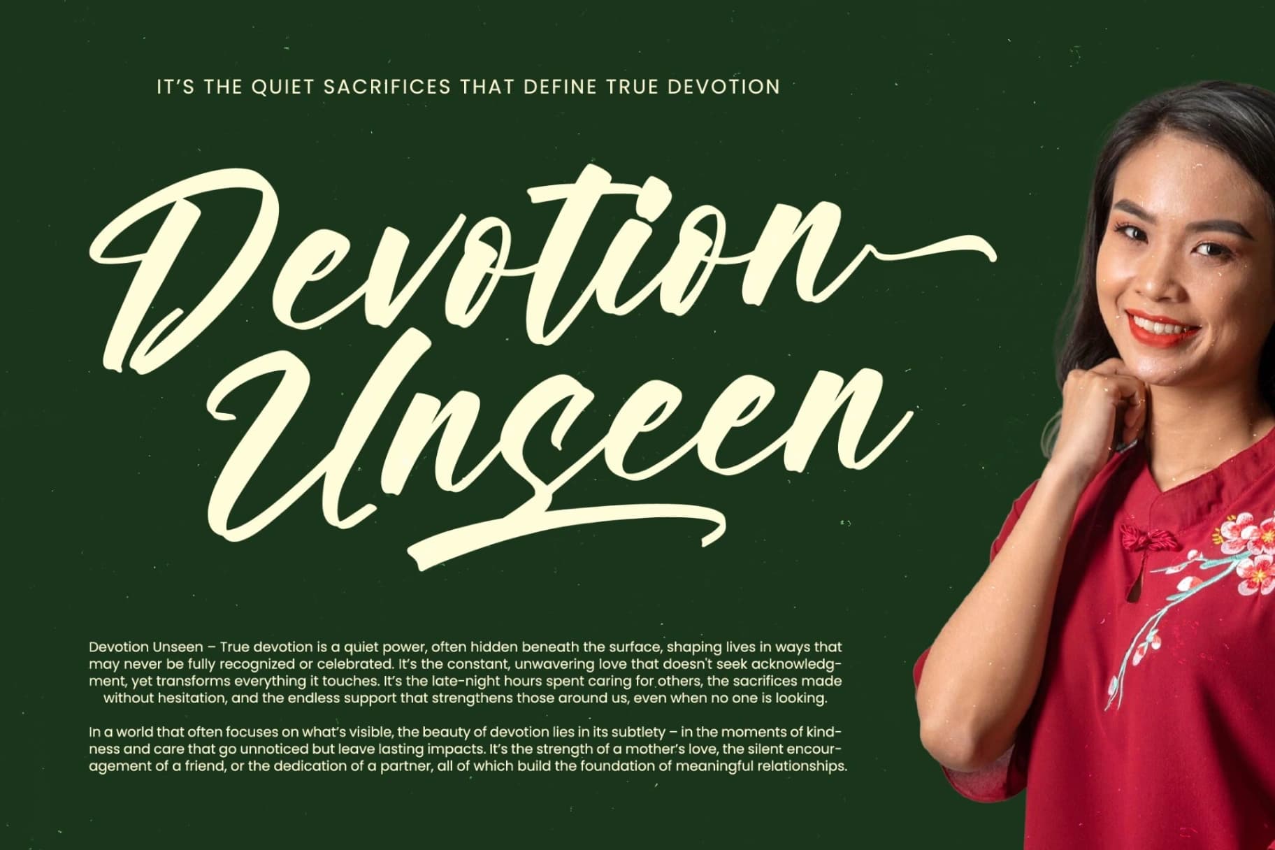 Preview 6 for Vaughn Daniel - Bold Handwritten Font