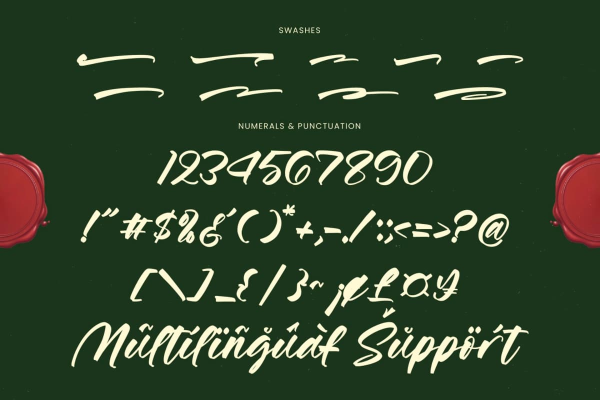 Vaughn Daniel - Bold Handwritten Font font preview 18