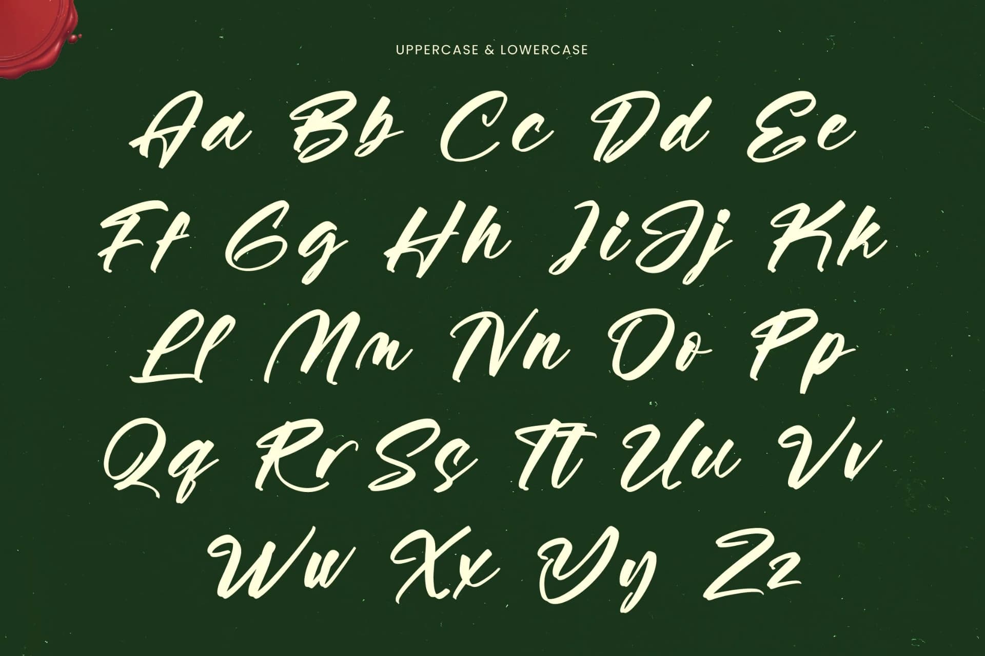 Preview 17 for Vaughn Daniel - Bold Handwritten Font